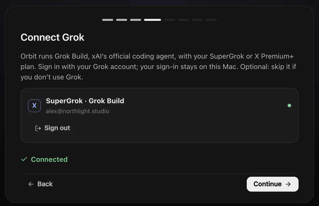 Connecting a SuperGrok plan